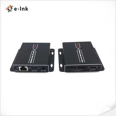 China 60M 1080P HDMI Fiber Extender Remoter Control KVM Over Ethernet 4k for sale