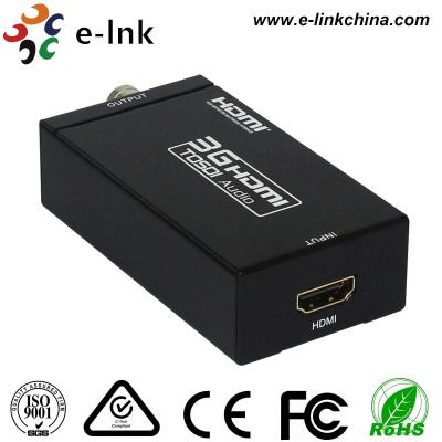 China Type A 19Pin HDMI Fiber Extender BNC Shielded HDMI To 3G SDI Converter for sale
