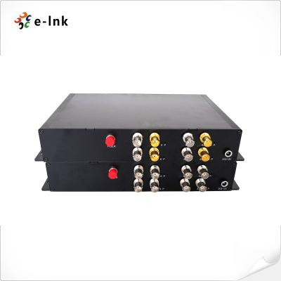 Китай Конвертер волокна Высоко-определения канала HD SDI 1080P приемопередатчика 4 волокна видео- продается