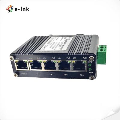 China 12v 802.3af Passive Industrial PoE Switch Unmanaged Gigabit Network for sale