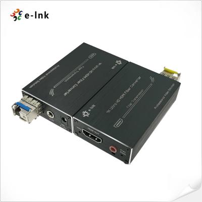 China Mini HD HDMI To Ethernet Converter 4k Fiber Extender 30Hz With External Audio HDCP for sale