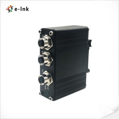 China EN50155 Industrial PoE Injector Adapter M12 Connectors Hardened Poe Injector for sale