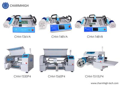 China Picareta de SMT dos tipos da precisão alta 6 e cadeia de fabricação Desktop do PWB de Charmhigh da máquina do lugar à venda