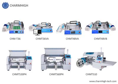 China Charmhigh 7 Models Desktop SMT SMD Pick And Place Machine, Small PCB maching machine for sale