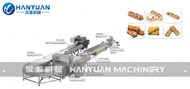 Cereal Chocolate Bar Production Line machinery overview