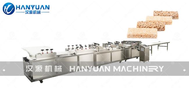 Sesame Candy Bar Servo Cutting Machine complete production line overview