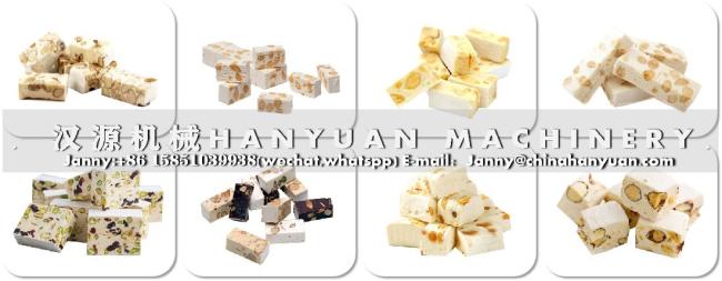 Nougat bar product samples