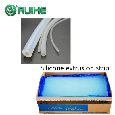 China Custom Extruded Silicone Rubber Material for sale