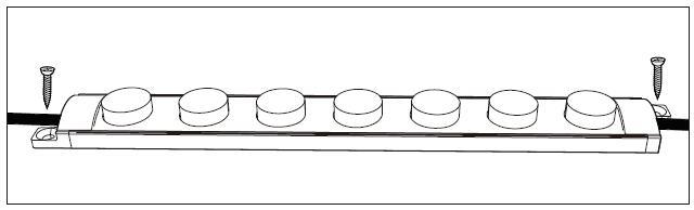 Installation method for mini wall washer module string lights Installation method for mini wall washer module string lights