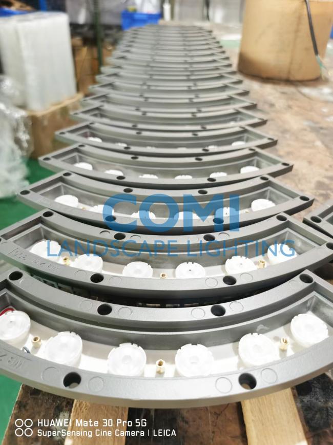 curved shape IP67 LED inground lights curved shape IP67 LED inground lights