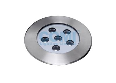 China 6 * 2W LED Underground Floor Light with Remote LED Driver , High Power LED In Ground Spotlights for sale
