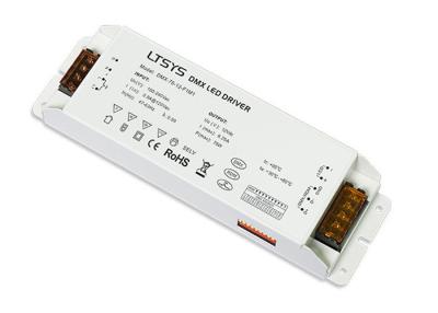 China 12Vdc 75W Output 0 ~ 100% PWM Digital Dimming DMX LED Driver 100-240Vac Input for sale