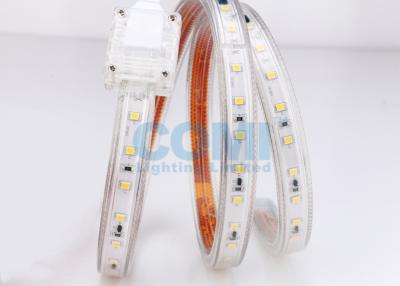 China 2Chip - in - 1 2835 75 - 80LM/LED High Voltage LED Strip Light AC Power Direct Input Design for sale