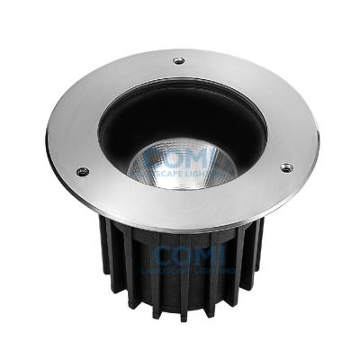 China Recessed Under Ground Outdoor Lighting 20W CREE COB LED 105LM/W With Mounting Sleeve for sale
