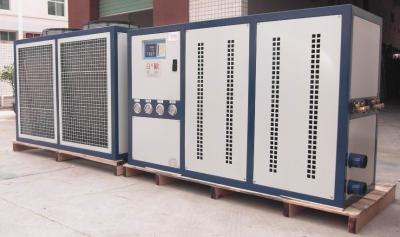 Chine le type fendu air de 3phase 380V 50Hz 64 kw/h a refroidi l'unité de refroidisseur d'eau avec Shell et des tubes à vendre