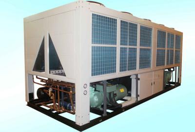 Chine réfrigérateur de la vis 128KW refroidi par air industriel, réfrigérateurs à refroidissement par air de rouleau pour le caoutchouc à vendre
