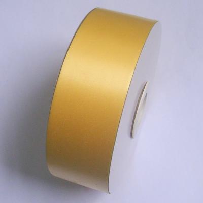China 45mm * 100Y White Black And Gold Curling Ribbon Decoration Beautiful Celebrate Crimped Ribbon for sale
