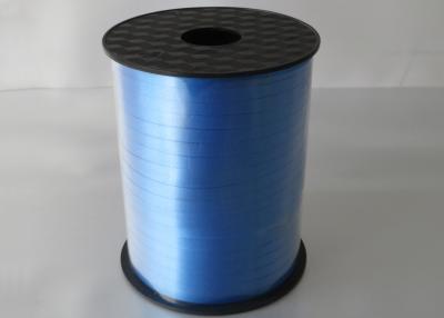 China Polypropylene Solid plain Teal Green / Blue Curling balloon ribbon 120U Thickness for sale