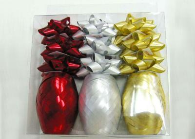 China Mixed Ribbon egg and ribbon star bow set for Christmas packing and products promotion for sale