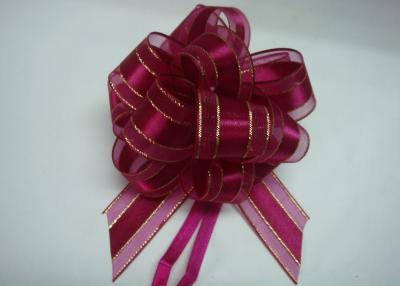 China Organza pull bow ribbon with Long Tulle Tails for Wedding Party Bridal Gift Wrapping for sale