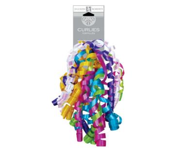 China Self - Adhesive Curling Ribbon Bow , Jewel - Tone Mix , 12 - Count 1/ 4 inch width for sale