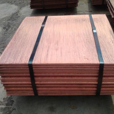 China Grade 1 Electrolytic Copper Cathode High Pure 99.95-99.99% T1 T2 T3 T4 TP1 TP2 for sale