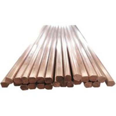 China Customized Size CuBe2 C17200 QBe2 Beryllium Copper Soild Rod Bar à venda