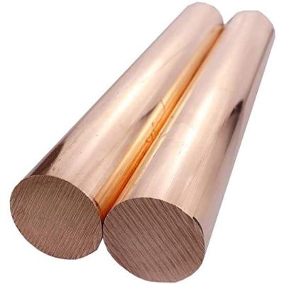 China Customized Diameter Copper Bar Round Shape Household Commercial Earth en venta