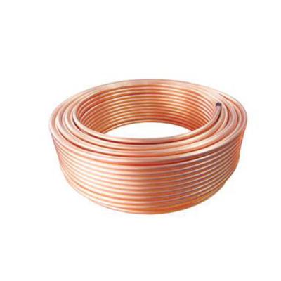 China Air Conditioner Copper Coil Pipe 15mm 22mm 6.35mm 1/4 Inch for sale