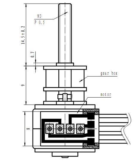 5V DC Metal Geared Motor ,CW/CCW Directions Miniature Electric Motors With Gearbox VSM15-816G 1