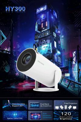 Chine Taille de la projection 20-200 pouces Projecteur 4K HD avec source de lumière audio LED à vendre