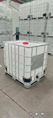中国 化学HDPE IBCタンク正方形1トンのプラスチック タンク白いISO9001 販売のため