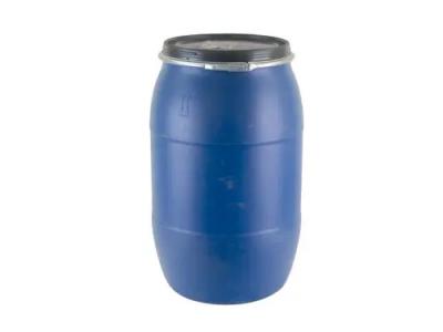 China Solid Liquid 120L Blue Barrel Cylindrical Plastic Drum 120L Capacity for sale