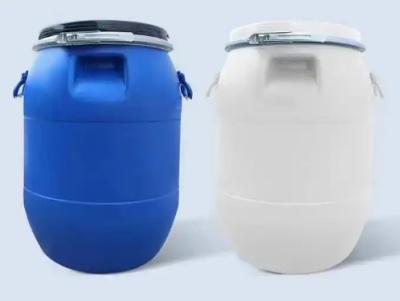 China Durable Oil Barrel Storage Drum 30L Blow Molding Bucket Double Lid for sale