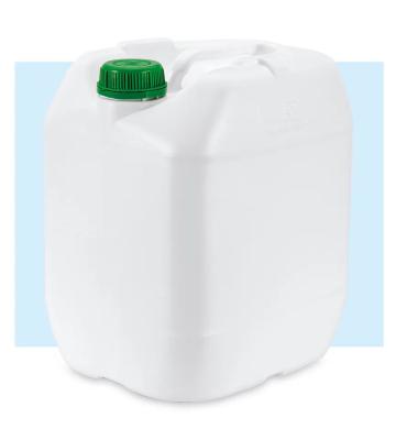 Chine Produit chimique en plastique de tambour de tonneau à huile de Jerry Can Translucent 25L de boisson à vendre