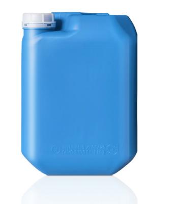 China 20 litros quadrados de tambor de plástico fechado HDPE azul de plástico tambor químico à venda