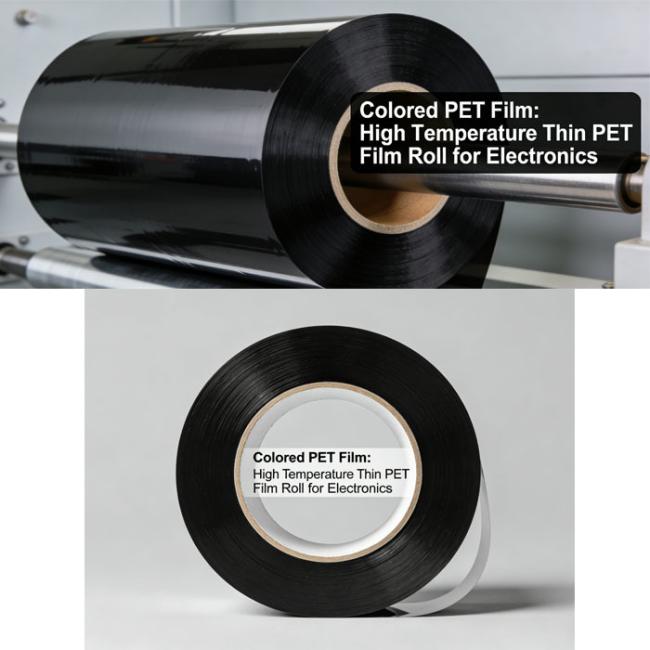 100 Micron Heat Resistant PET Film Roll for Electronic Printing Applications