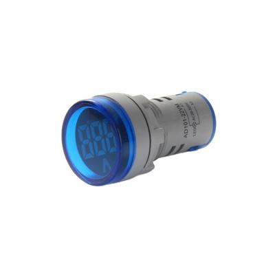 China 22mm mini round led indicator light/lamp Voltmeter digital indicator signal light for sale