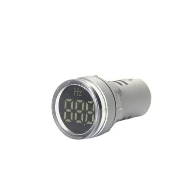 China 22mm LED Round MINI Digital Display Electronic Frequency Meter Indicator lamp measuring rang AC 0-99Hz for sale