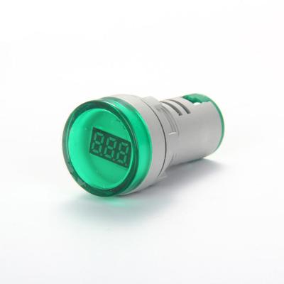 China 22mm small digital tube led round mini digital display frequency meter electronic indicator lamp measuring for sale