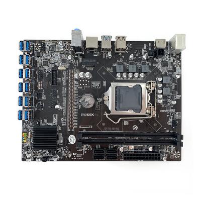 China Intel® B250 Support 12 GPU CryptoMining PC Motherboard 12 USB3.0 to 12 PCIE 16X for sale