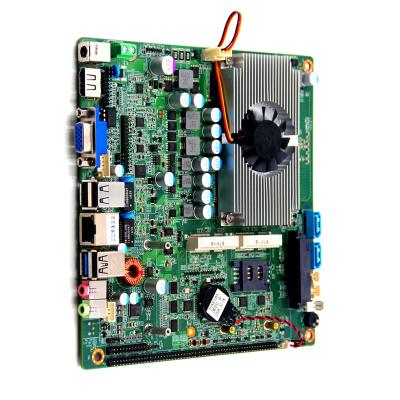 China nuc mini itx pc motherboard j1800 processor embedded Wide voltage 8-36V power for sale