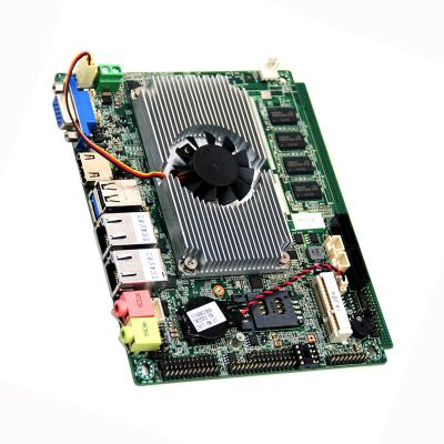 China Atom Baytrail E3845 Quad Core CPU Motherboard 3.5 Inch 6 COM 2 LAN For POS Machine for sale