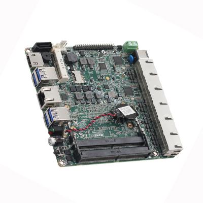China Intel® 6th Gen I3 I5 I7 6 LAN Industrial NANO Motherboard for Firewall Pc Pfsense Router for sale