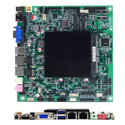 China Celeron® J4125 Quad Cores Industrial Itx Motherboard 6 COM 2 LAN Fanless for sale