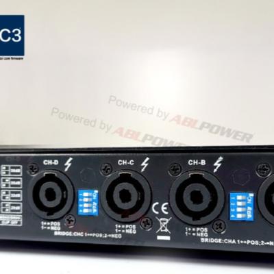 China 44.7V 20HZ 4 Channels 650 Watts Stereo Power Amp for sale