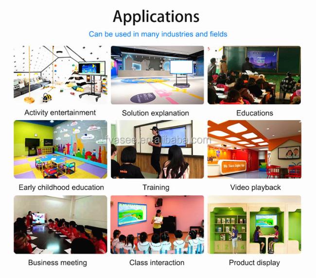 Wall Mount Touch Screen Monitor Smart Board All-in-one Built-in OPS 75 Inch Digital Interactive Whiteboard