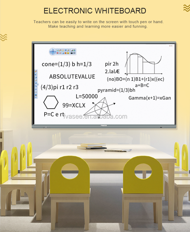 32 43 55 60 65 75 86 98 100 Inch Shopping Mall School Hospital Company Interactive Touch Screen Monitor