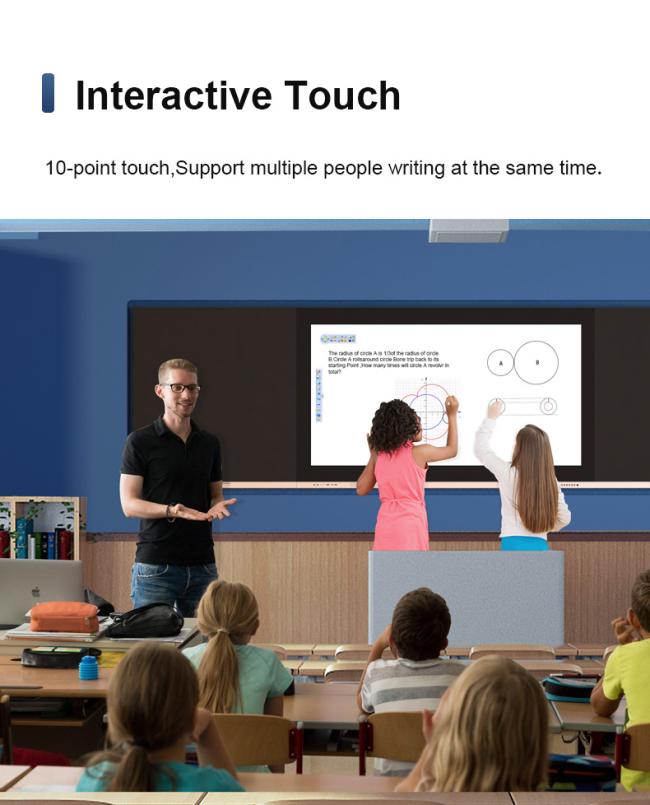 Factory Price Smart Class Interactive Whiteboard Child Blackboard Electronic Digital Board For Classroom