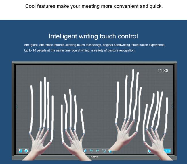 Pizarra Interactiva LCD Display White Board Smart Board Prices Whiteboard Educational Equipment Interactive Whiteboard